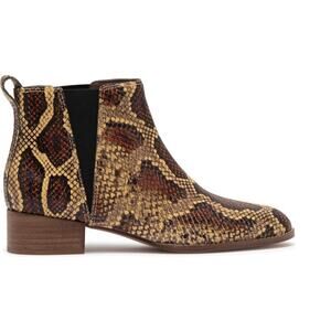 Madewell The Carina Boot in Snakeskin Embossed Leather Style MA599 NEW